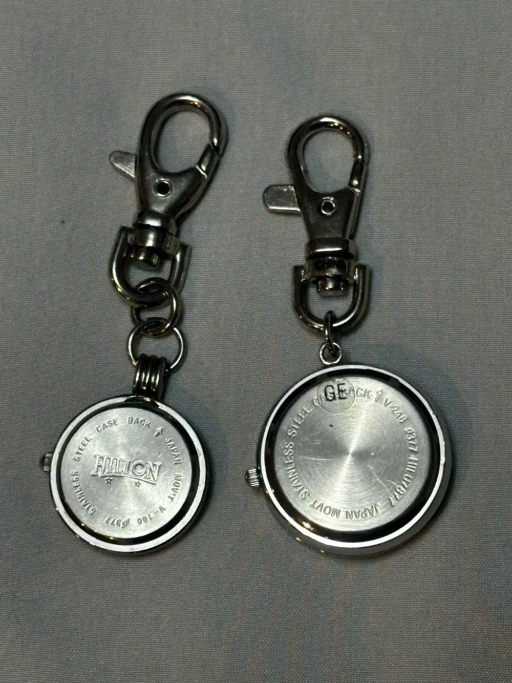 Silver Toned Keychain Watch Bundle - Picture 2 of 6